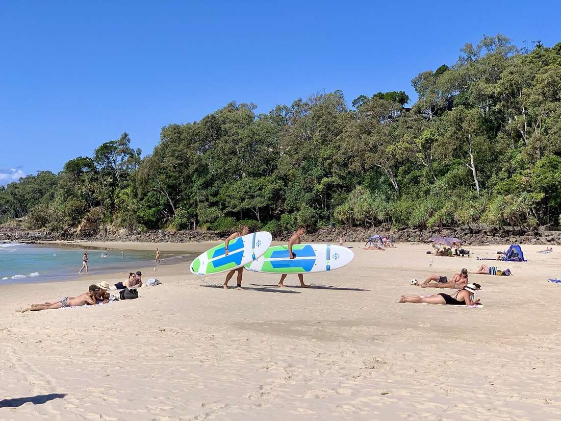Noosa Main Beach and Hastings Street on the Sunshine Coast
